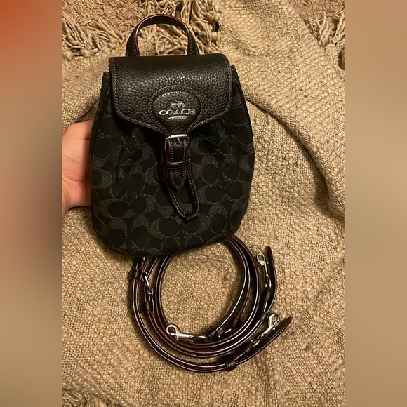 Coach Amelia Convertible Backpack In Signature Denim - Picture 1 of 4
